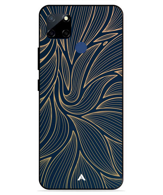 Stripe Pattern 18 Metal Back Cover Phone Case for Realme C23