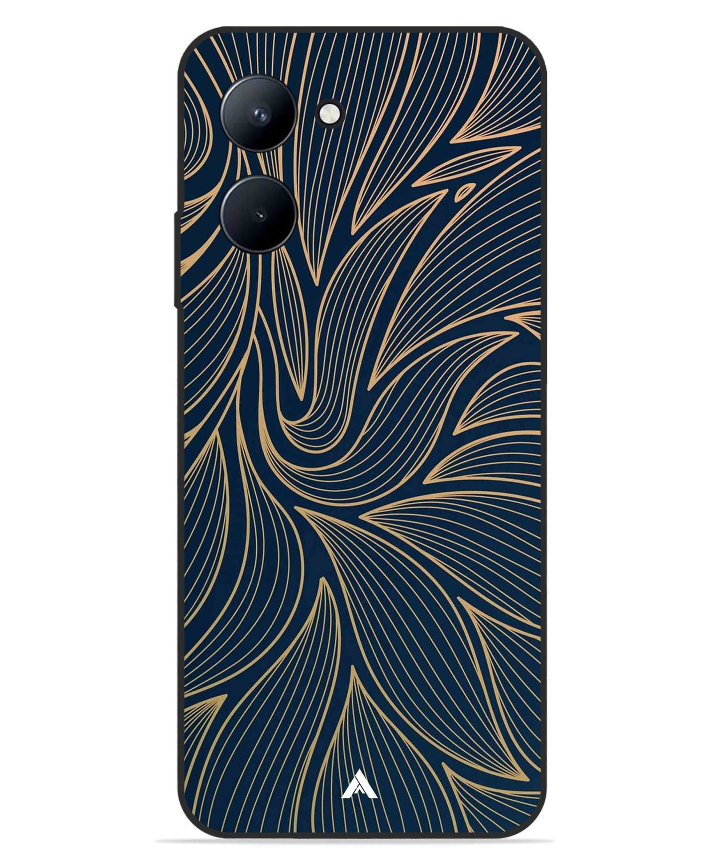 Stripe Pattern 18 Metal Back Cover Phone Case for Realme C33