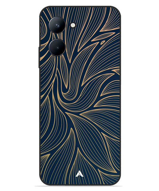 Stripe Pattern 18 Metal Back Cover Phone Case for Realme C33