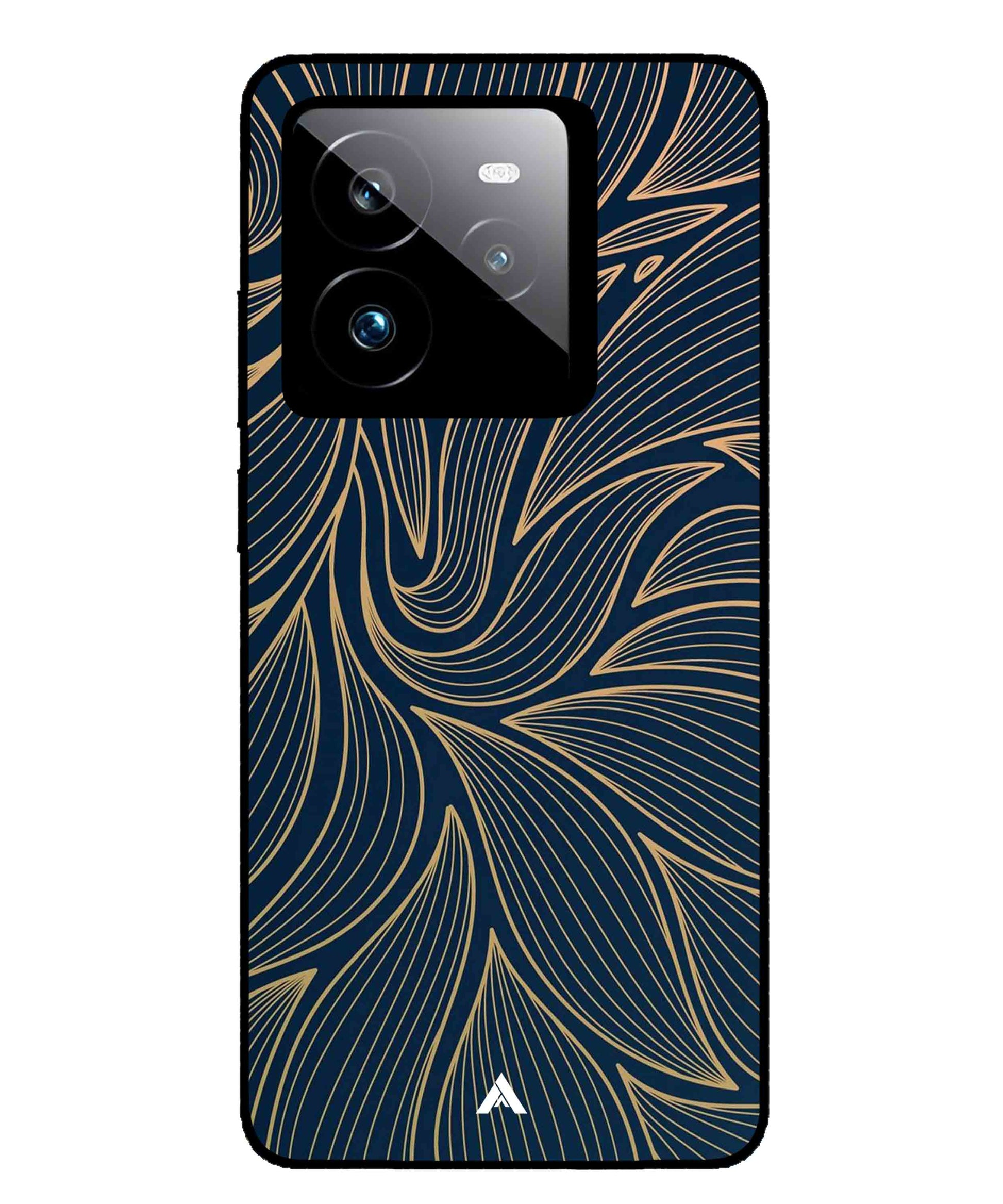 Stripe Pattern 18 Metal Back Cover Phone Case for Realme GT 7 Pro