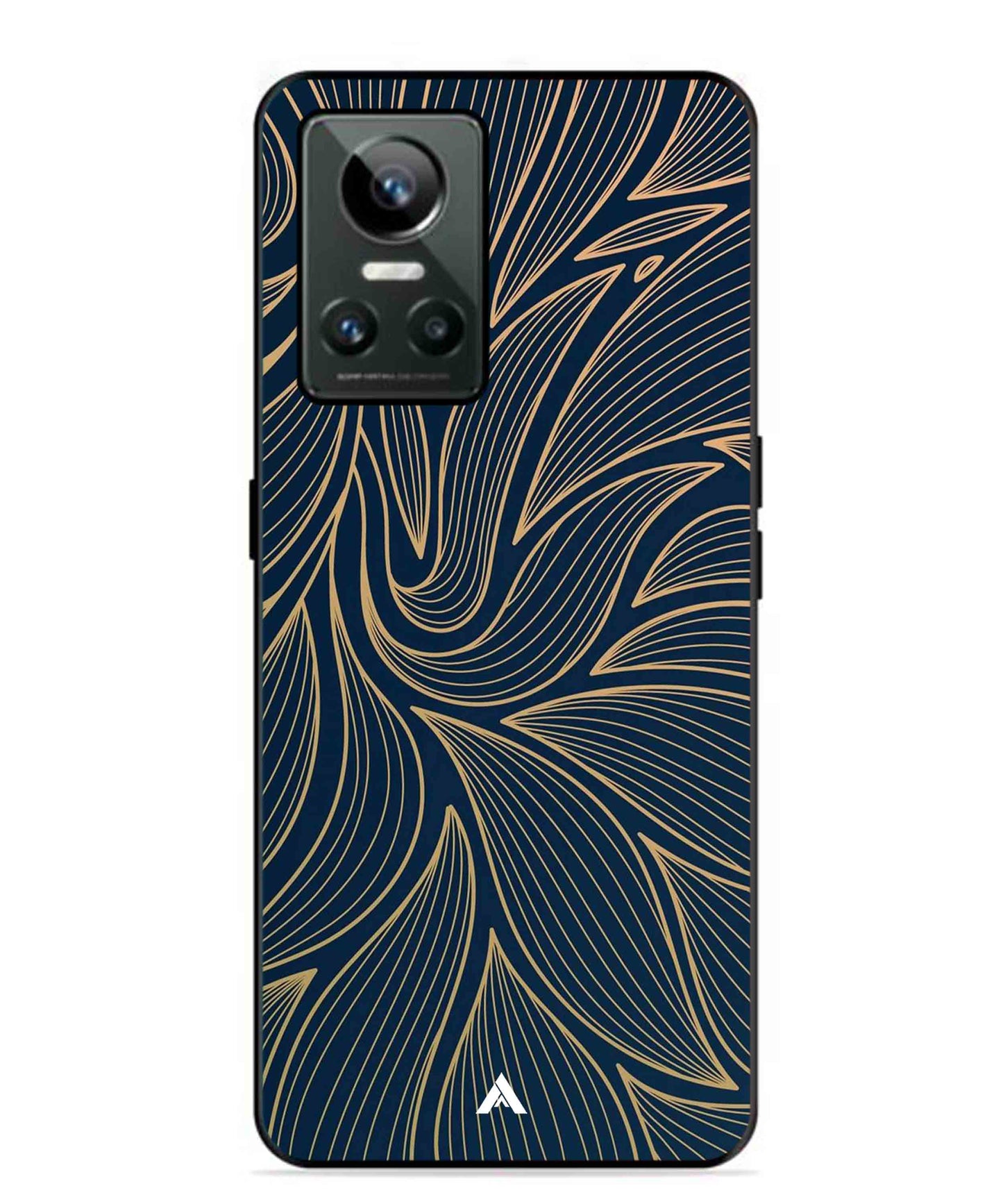 Stripe Pattern 18 Metal Back Cover Phone Case for Realme GT Neo 3