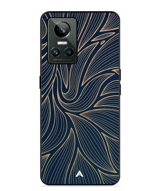 Stripe Pattern 18 Metal Back Cover Phone Case for Realme GT Neo 3