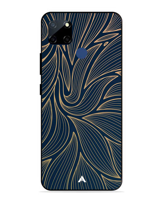 Stripe Pattern 18 Metal Back Cover Phone Case for Realme Narzo 20