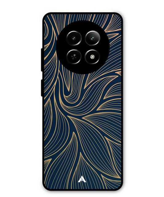 Stripe Pattern 18 Metal Back Cover Phone Case for Realme Narzo N65