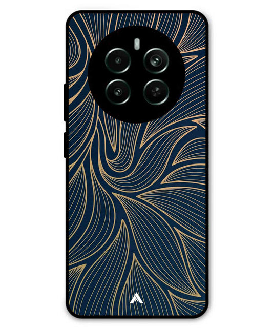 Stripe Pattern 18 Metal Back Cover Phone Case for Realme P1