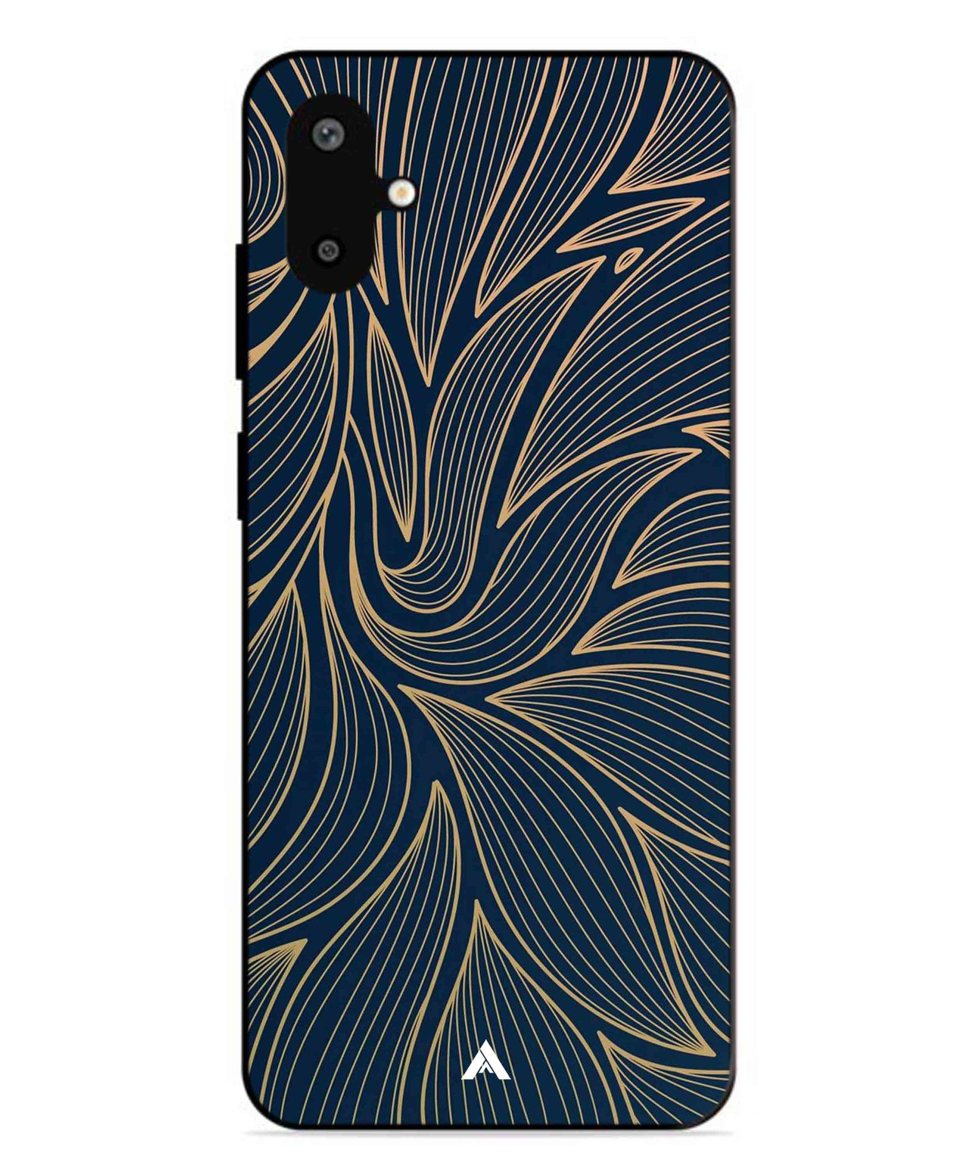 Stripe Pattern 18 Metal Back Cover Phone Case for Samsung Galaxy F06