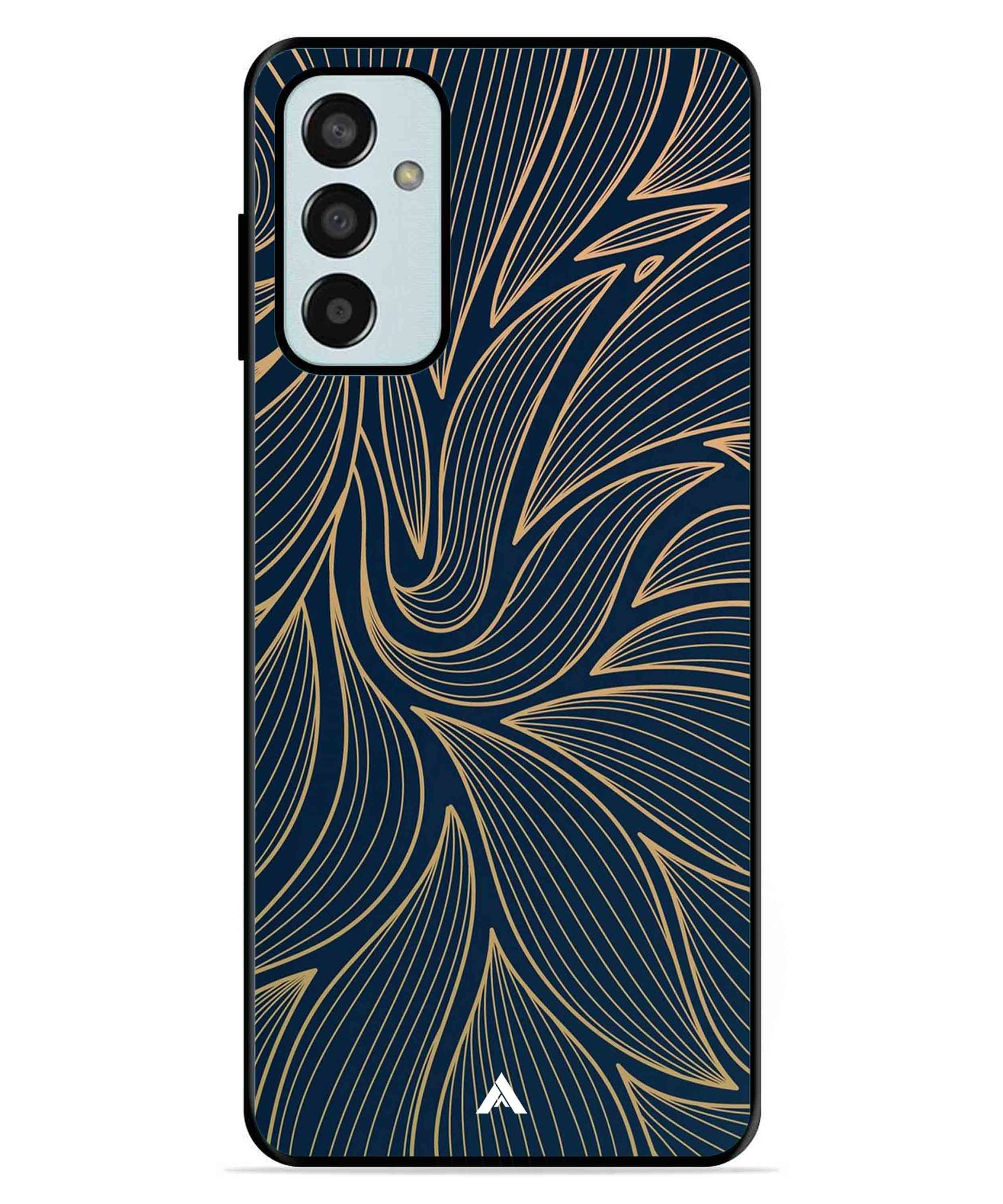 Stripe Pattern 18 Metal Back Cover Phone Case for Samsung Galaxy F13 4G