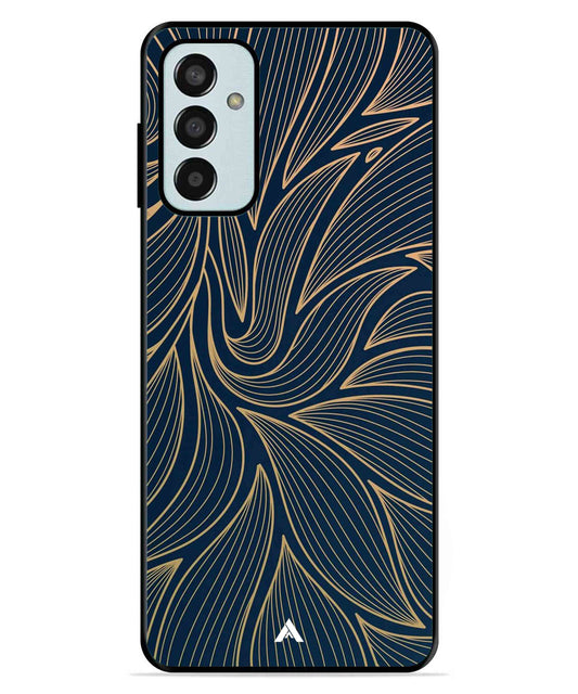 Stripe Pattern 18 Metal Back Cover Phone Case for Samsung Galaxy F13 4G