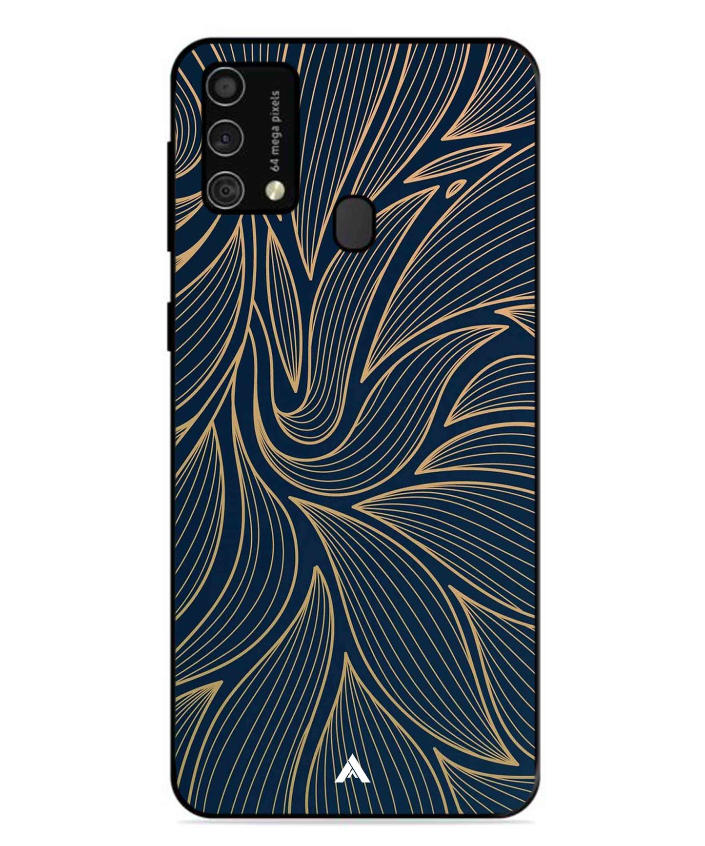 Stripe Pattern 18 Metal Back Cover Phone Case for Samsung Galaxy M31