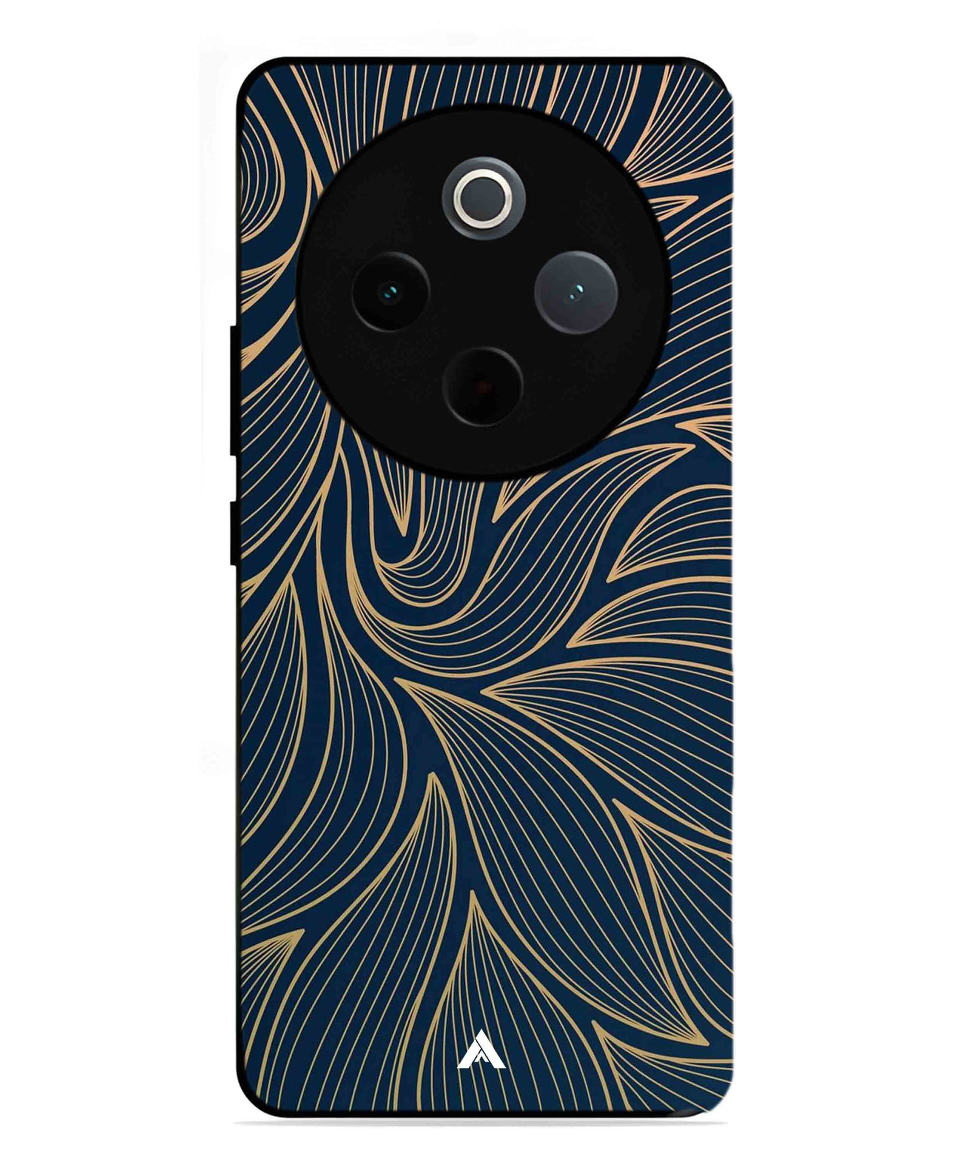 Stripe Pattern 18 Metal Back Cover Phone Case for Vivo T4