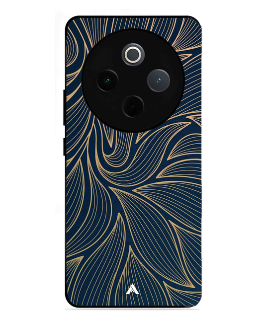 Stripe Pattern 18 Metal Back Cover Phone Case for Vivo T4