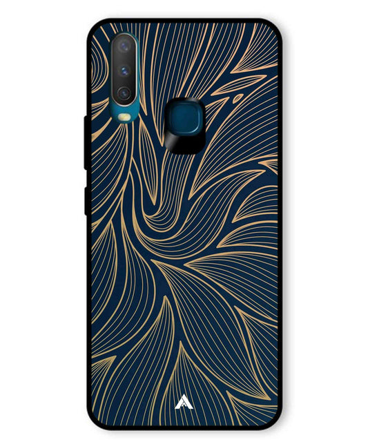 Stripe Pattern 18 Metal Back Cover Phone Case for Vivo U10