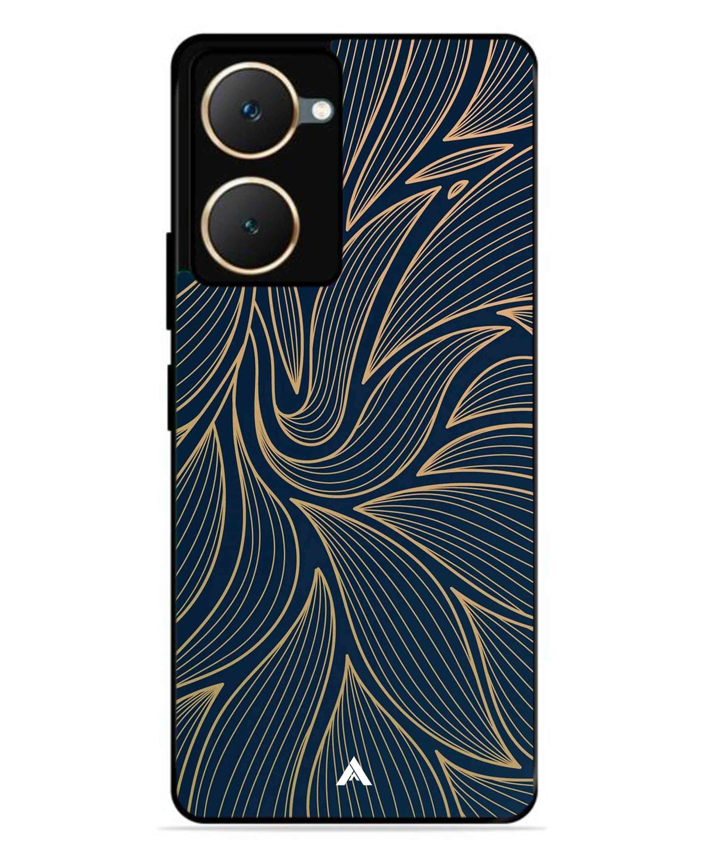 Stripe Pattern 18 Metal Back Cover Phone Case for Vivo Y18e