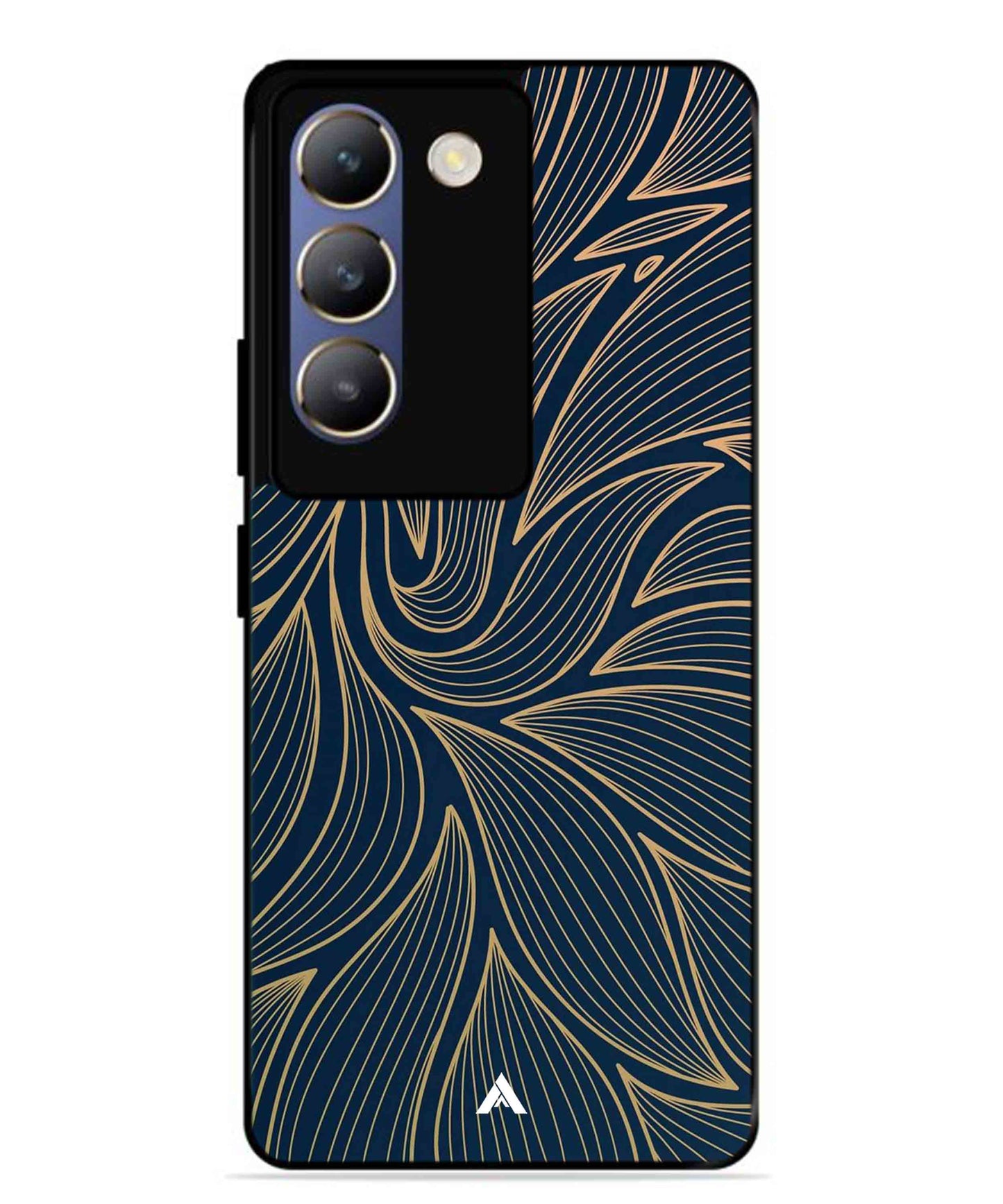 Stripe Pattern 18 Metal Back Cover Phone Case for Vivo Y200e