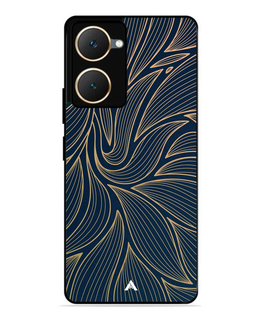Stripe Pattern 18 Metal Back Cover Phone Case for Vivo Y28s