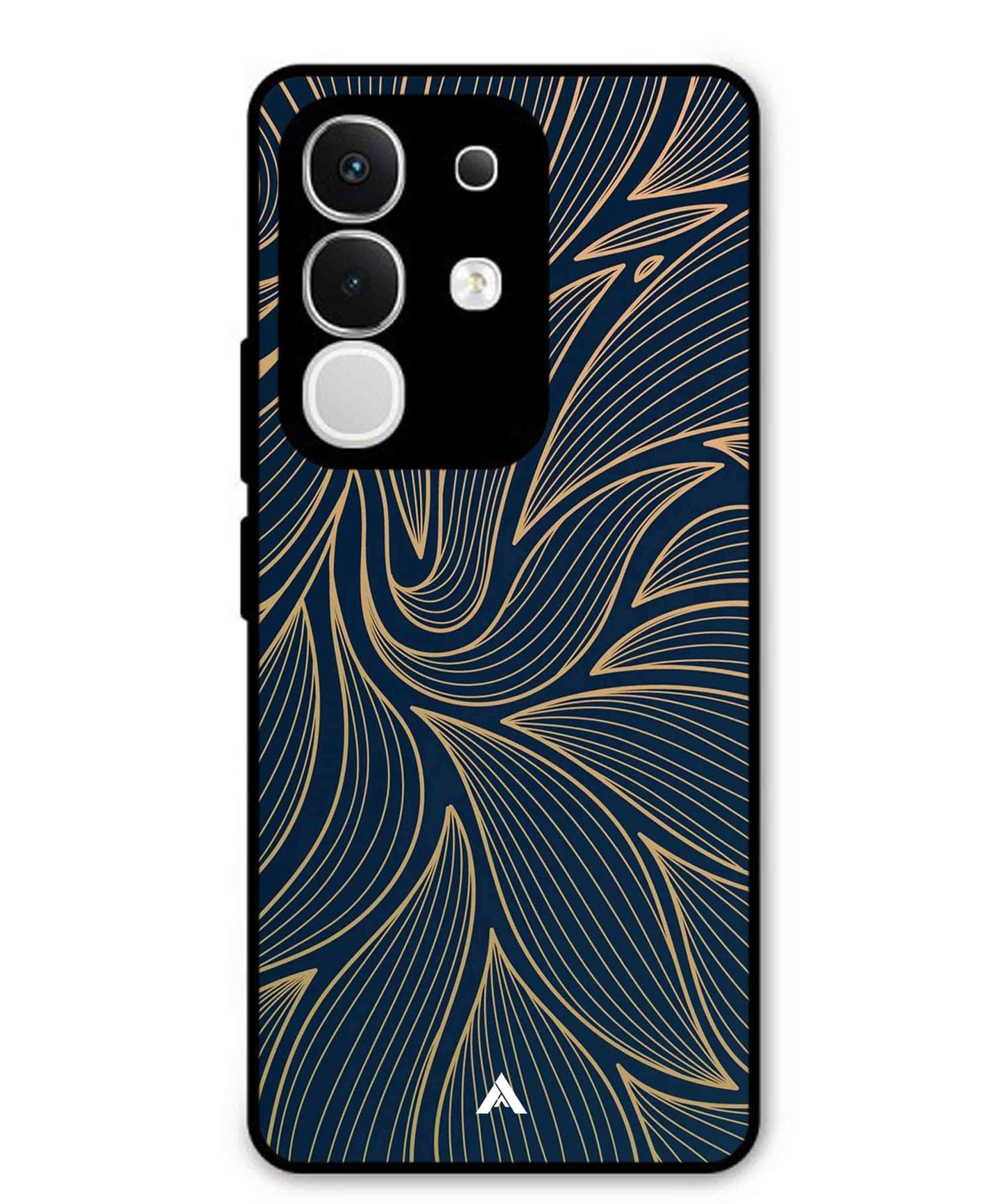 Stripe Pattern 18 Metal Back Cover Phone Case for Vivo Y29 4G