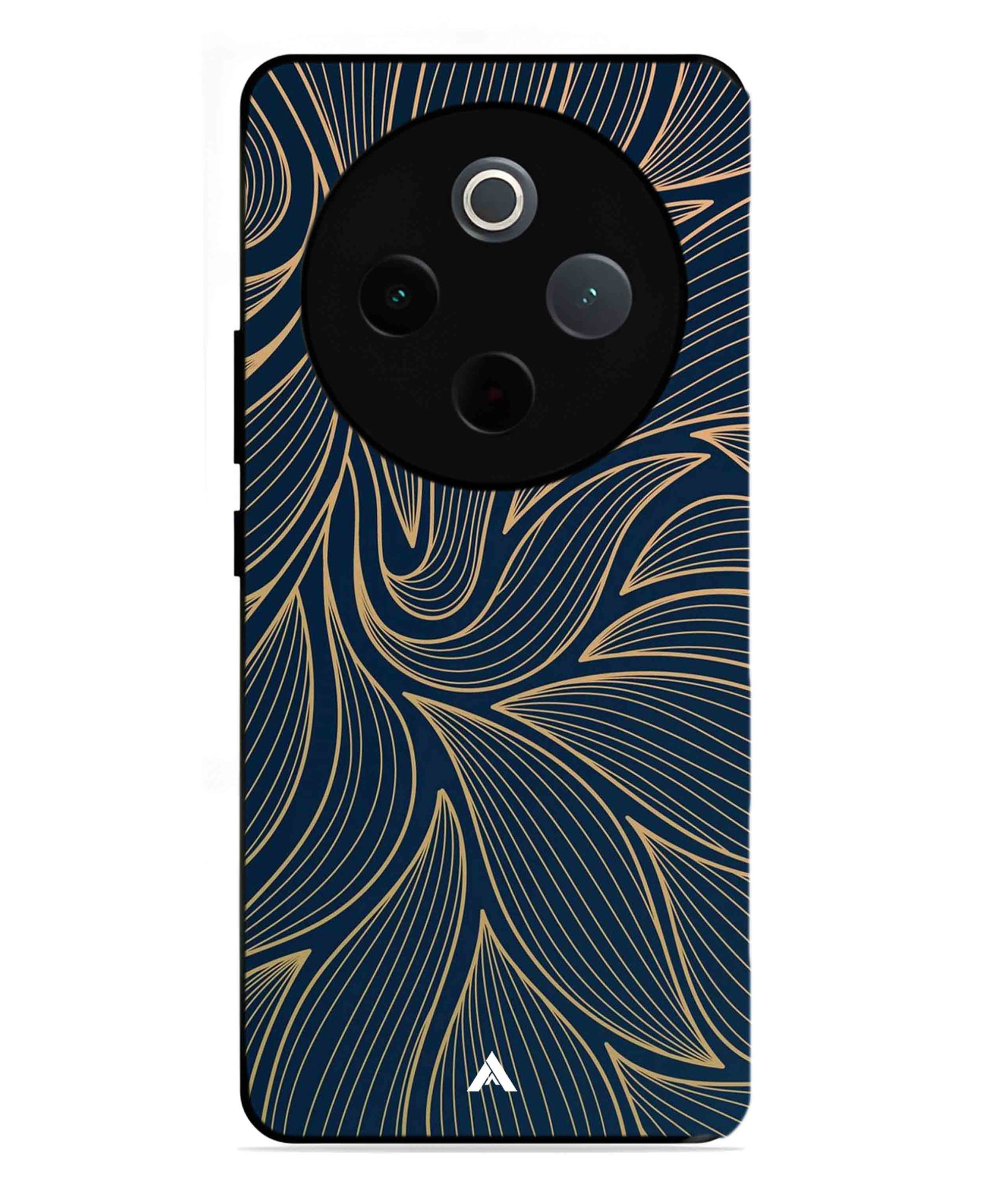 Stripe Pattern 18 Metal Back Cover Phone Case for Vivo Y300 Pro