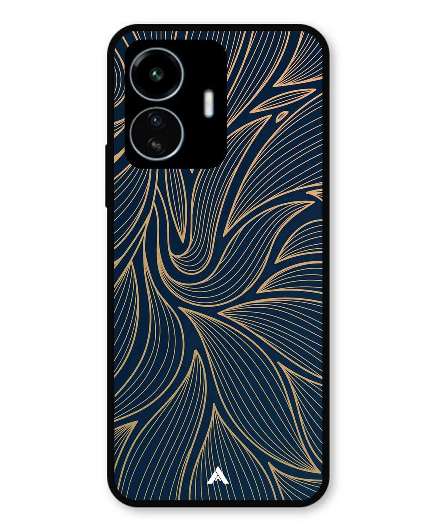 Stripe Pattern 18 Metal Back Cover Phone Case for Vivo Y77