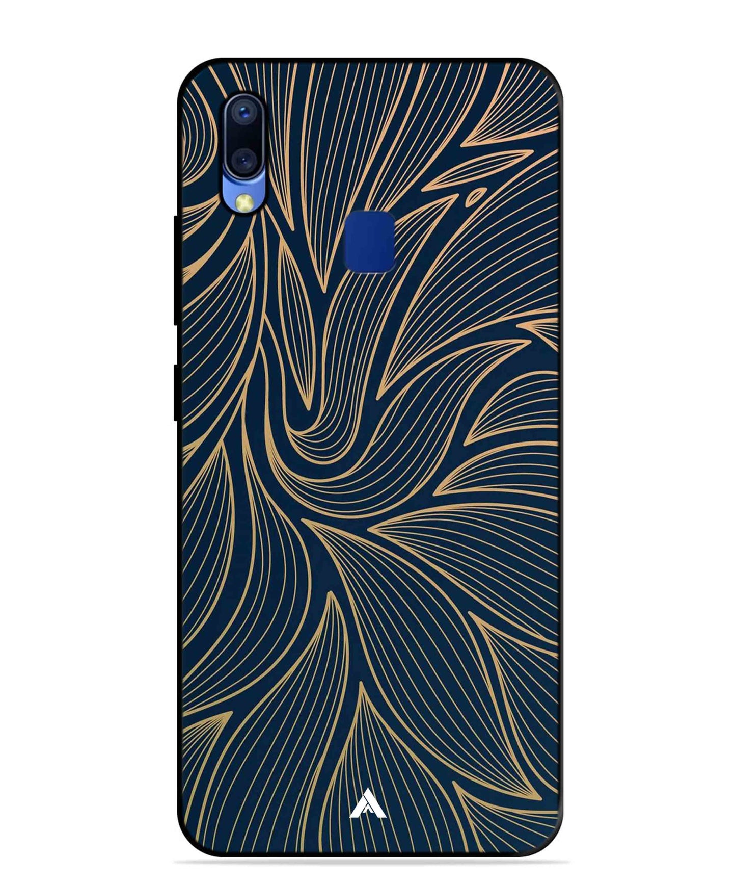 Stripe Pattern 18 Metal Back Cover Phone Case for Vivo Y95