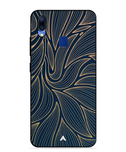 Stripe Pattern 18 Metal Back Cover Phone Case for Vivo Y95