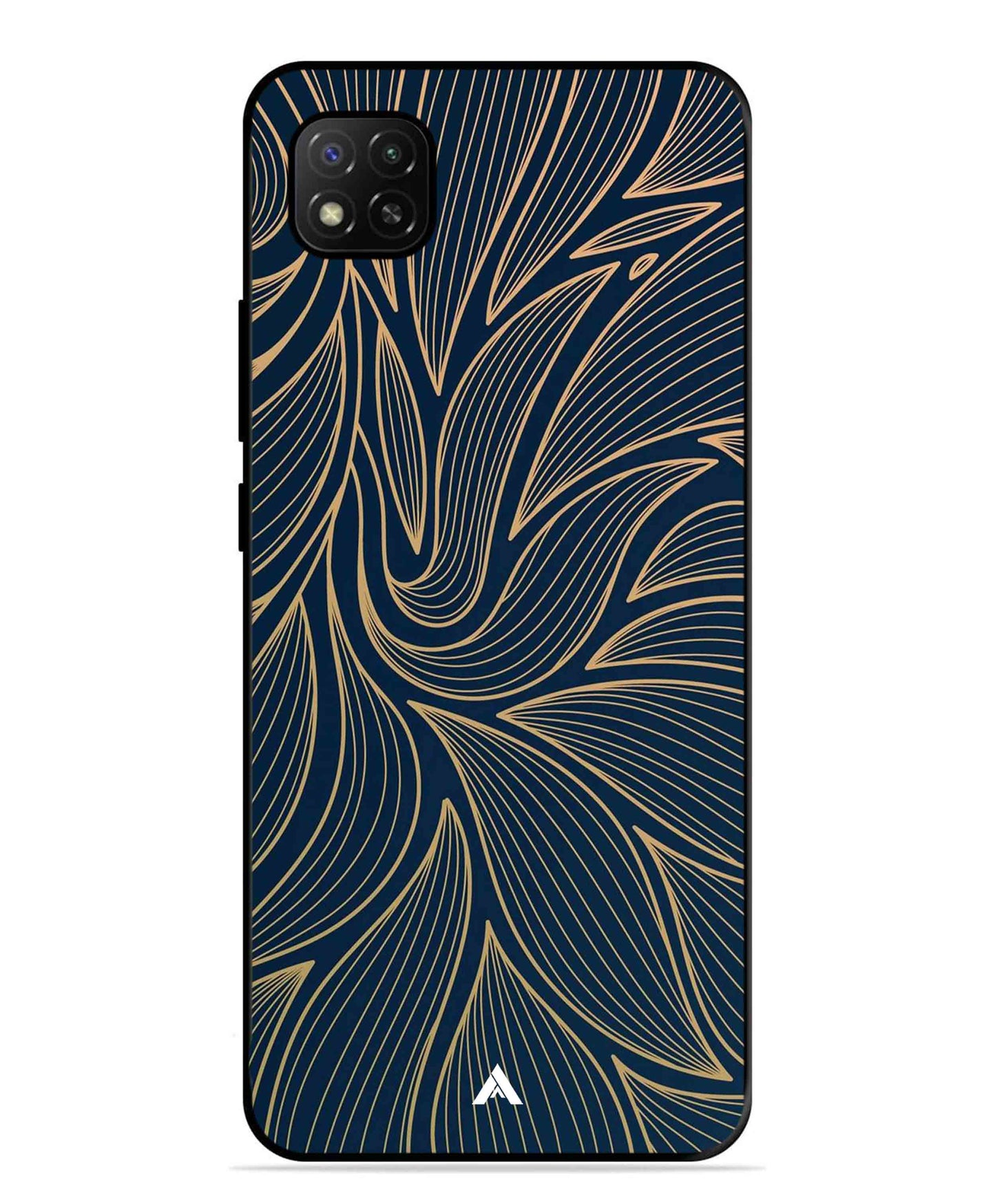 Stripe Pattern 18 Metal Back Cover Phone Case for Xiaomi Redmi Activ 9