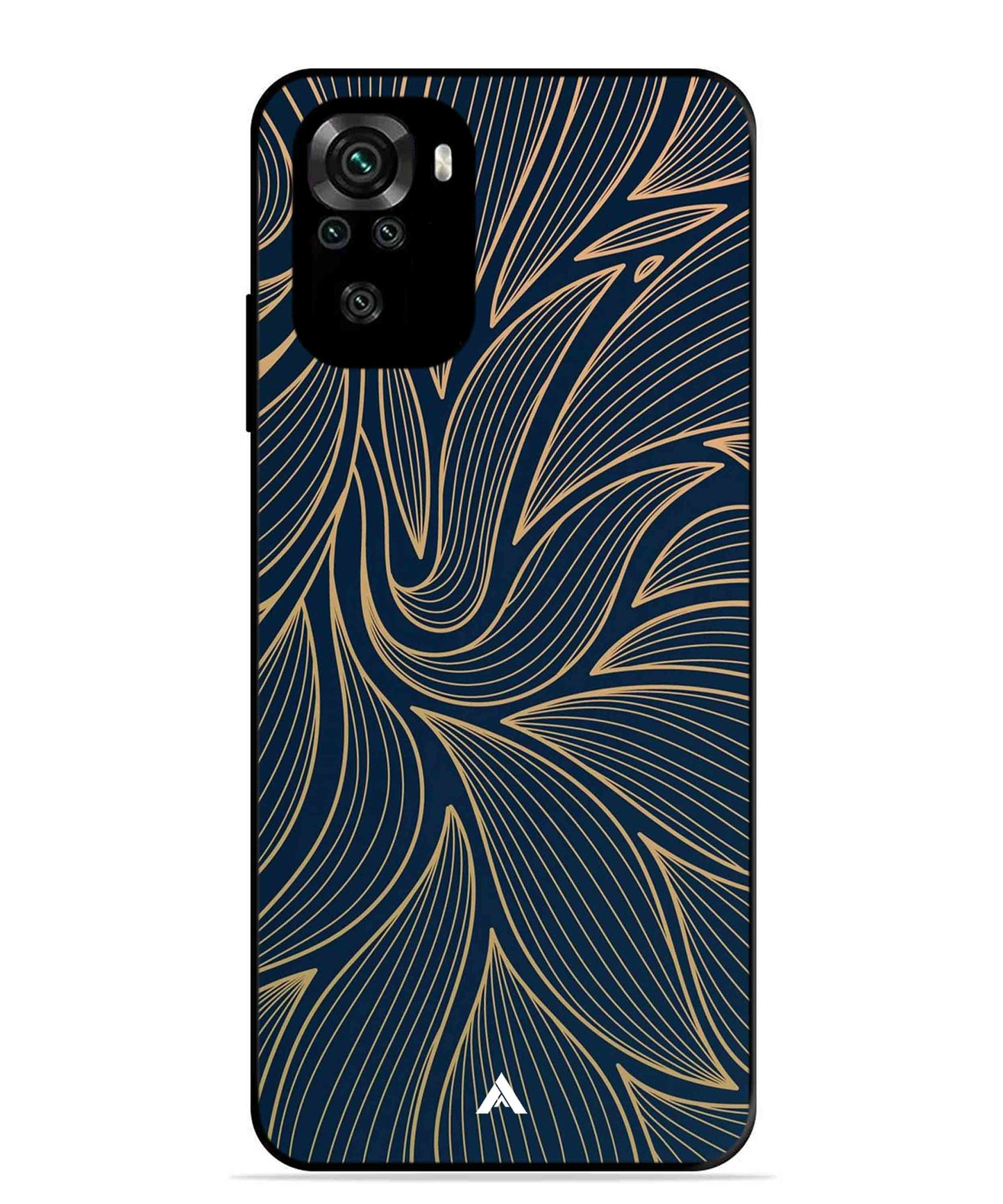 Stripe Pattern 18 Metal Back Cover Phone Case for Xiaomi Redmi Note 10S
