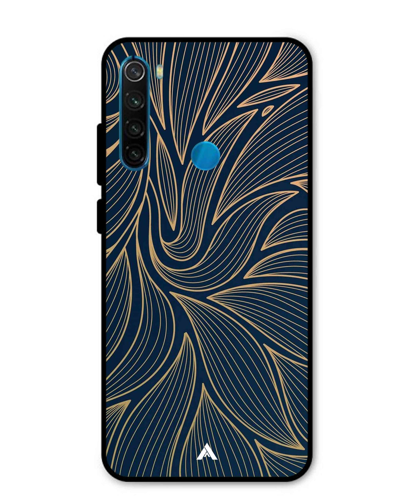 Stripe Pattern 18 Metal Back Cover Phone Case for Xiaomi Redmi Note 8