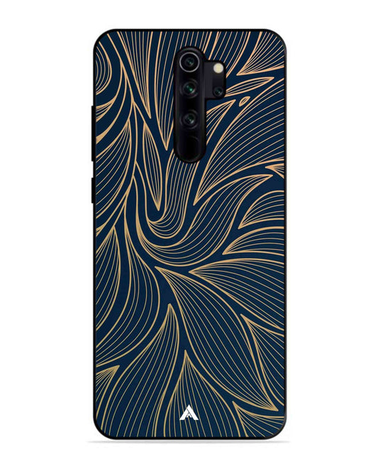 Stripe Pattern 18 Metal Back Cover Phone Case for Xiaomi Redmi Note 8 Pro