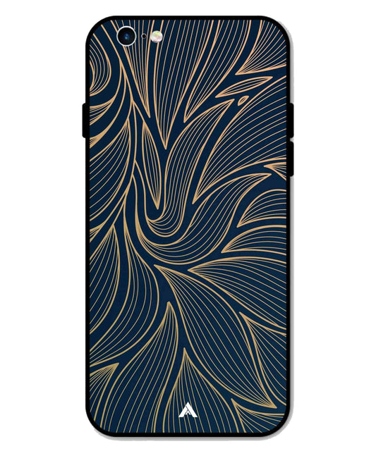 Stripe Pattern 18 Metal Back Cover Phone Case for iPhone 6