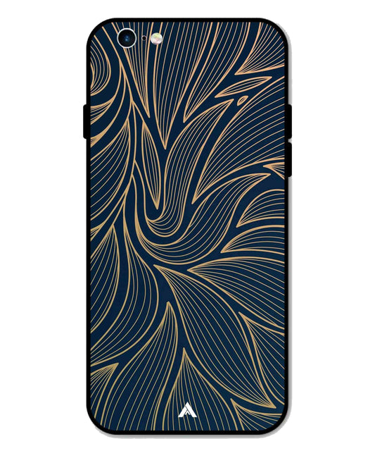Stripe Pattern 18 Metal Back Cover Phone Case for iPhone 6 Plus