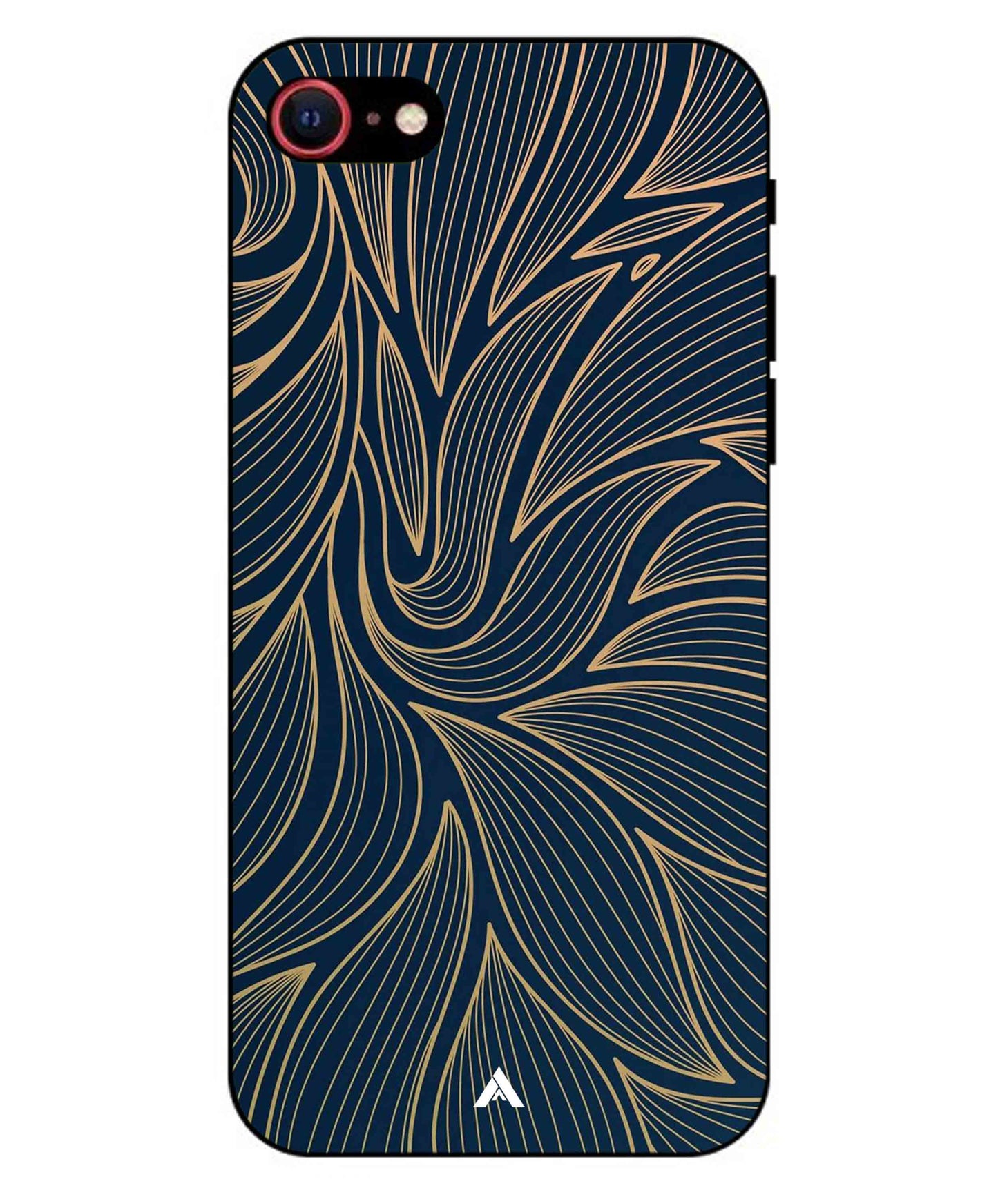 Stripe Pattern 18 Metal Back Cover Phone Case for iPhone 7