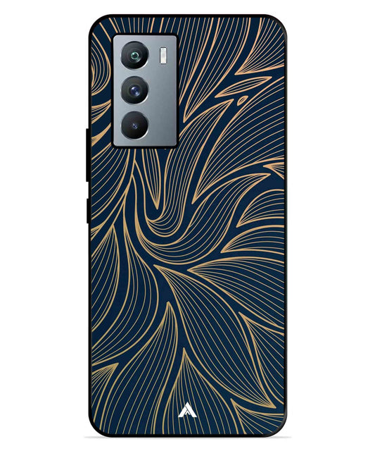 Stripe Pattern 18 Metal Back Cover Phone Case for iQOO 9 SE