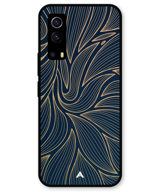 Stripe Pattern 18 Metal Back Cover Phone Case for iQOO Z3