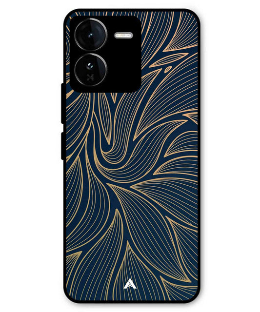 Stripe Pattern 18 Metal Back Cover Phone Case for iQOO Z9