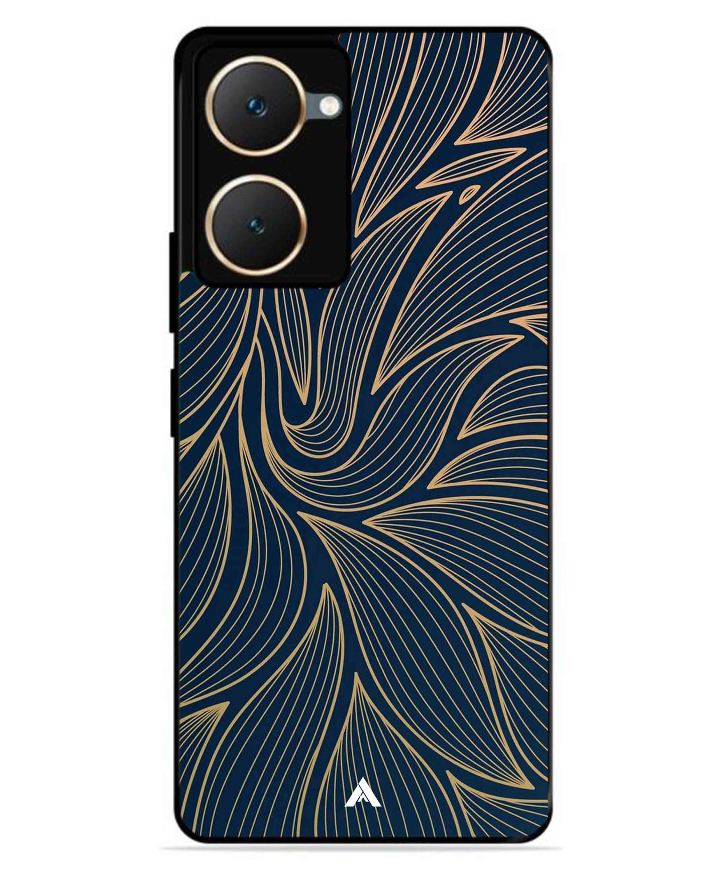 Stripe Pattern 18 Metal Back Cover Phone Case for iQOO Z9 Lite