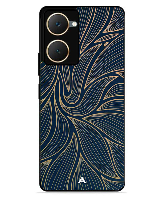Stripe Pattern 18 Metal Back Cover Phone Case for iQOO Z9 Lite