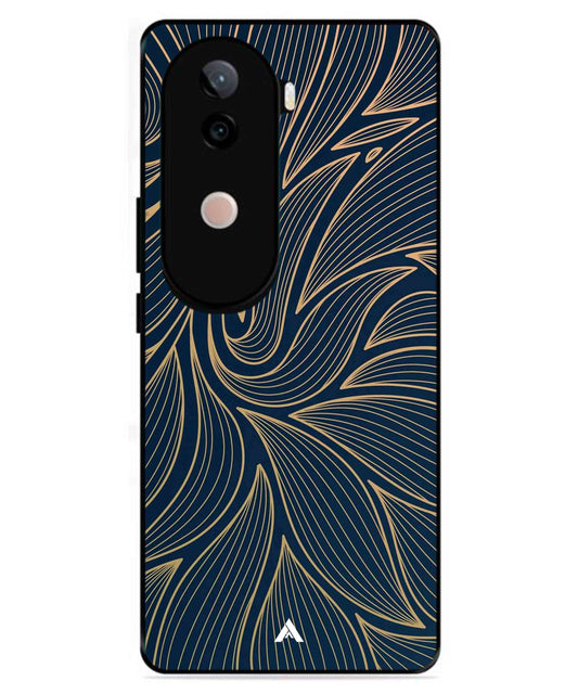 Stripe Pattern 18 Metal Back Cover Phone Case for iQOO Z9s