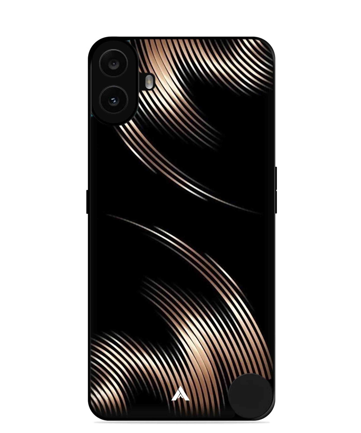 Stripe Pattern 1 Metal Back Cover Phone Case for Nothing CMF Phone 1