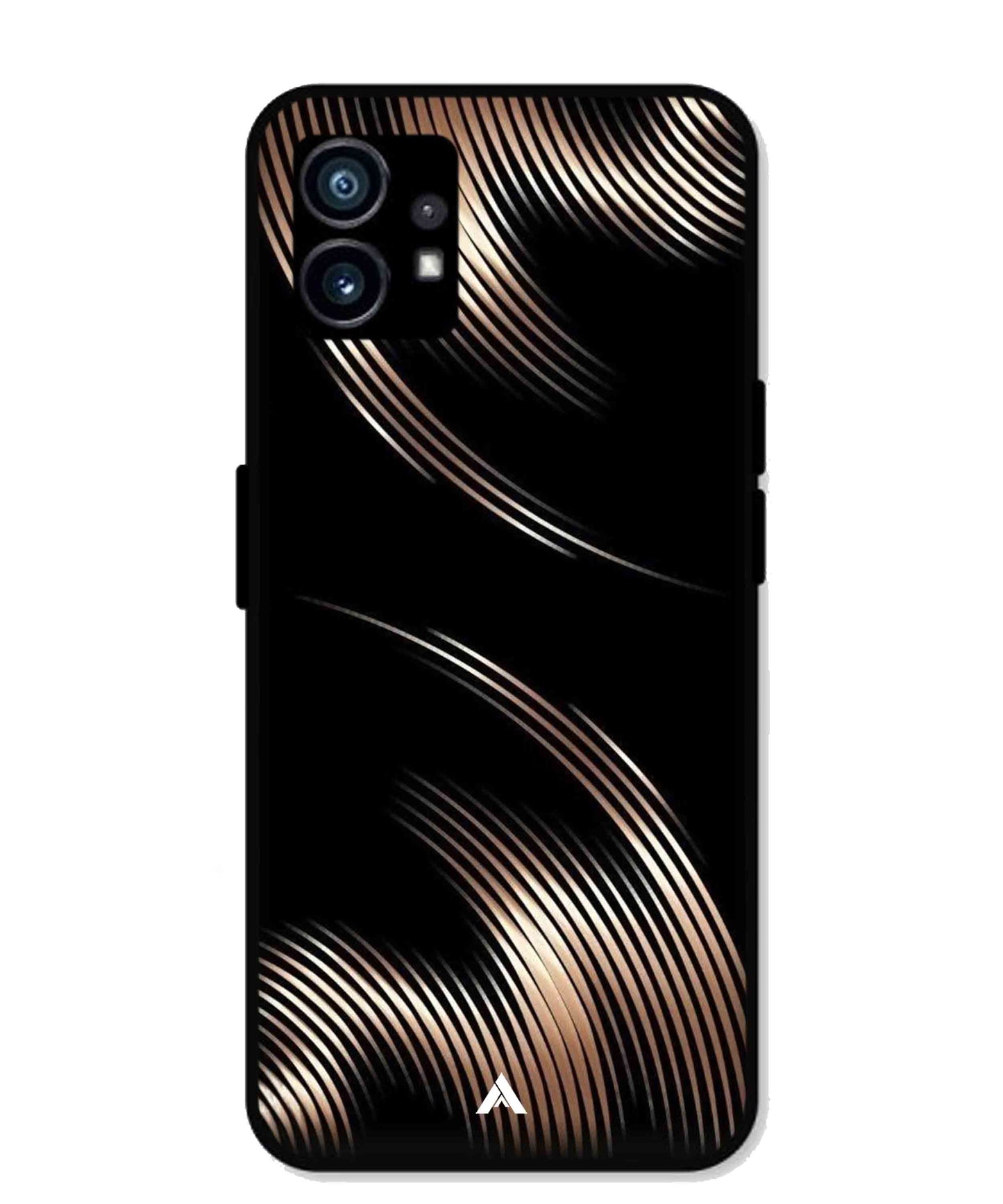 Stripe Pattern 1 Metal Back Cover Phone Case for Nothing Phone 1