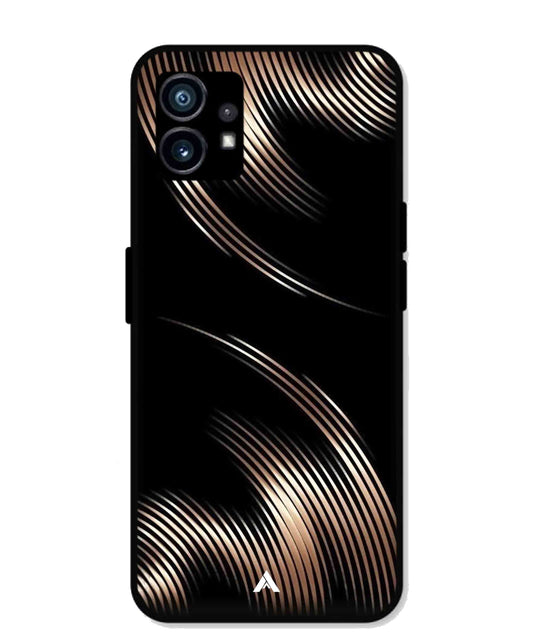 Stripe Pattern 1 Metal Back Cover Phone Case for Nothing Phone 1