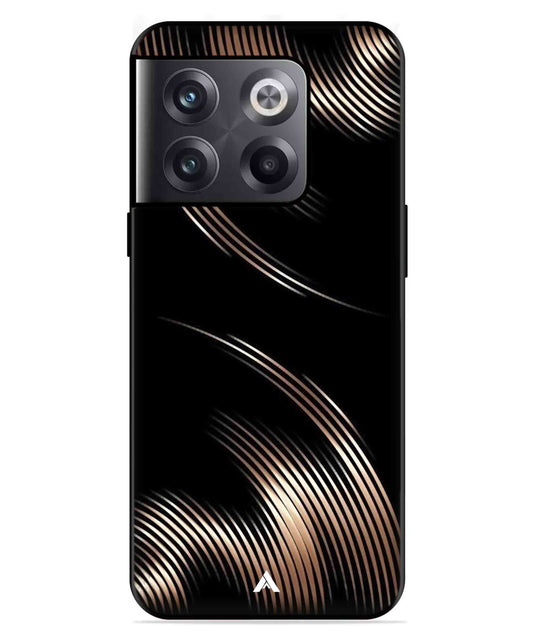 Stripe Pattern 1 Metal Back Cover Phone Case for Oneplus 10T