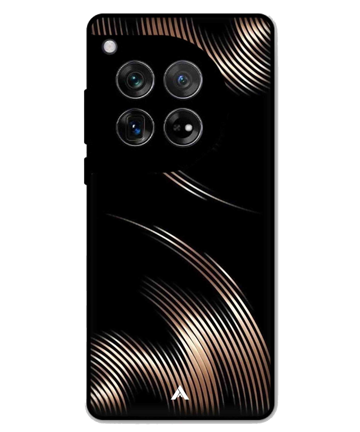 Stripe Pattern 1 Metal Back Cover Phone Case for Oneplus 11R