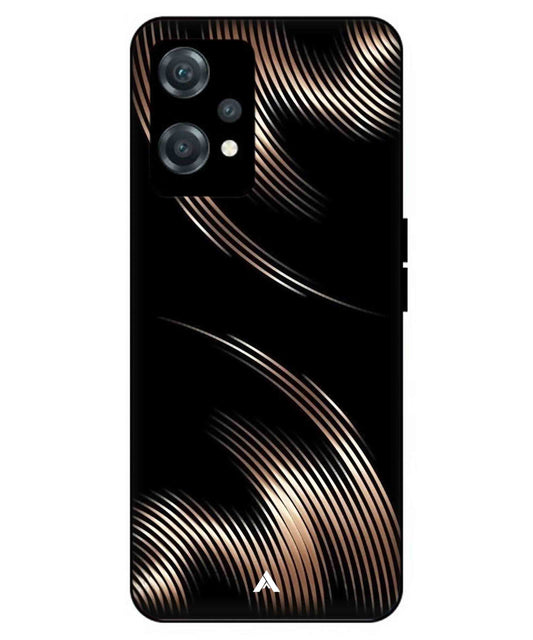Stripe Pattern 1 Metal Back Cover Phone Case for Oneplus Nord CE 2 Lite