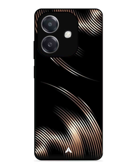 Stripe Pattern 1 Metal Back Cover Phone Case for Oppo A3