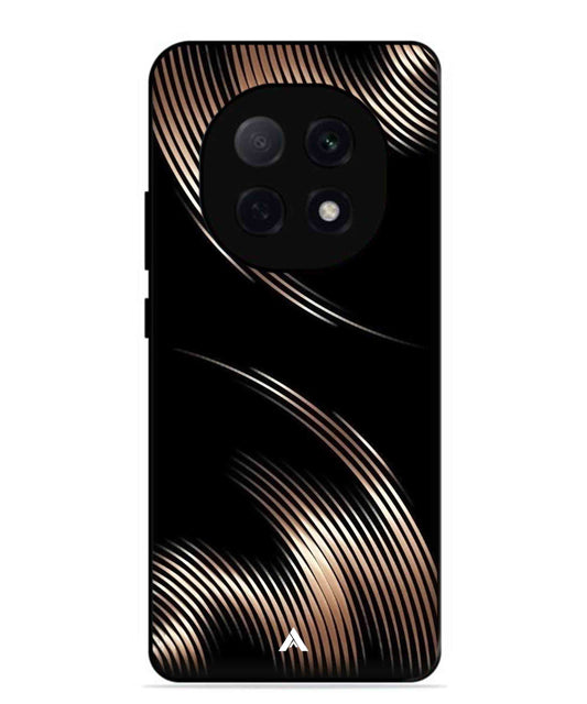 Stripe Pattern 1 Metal Back Cover Phone Case for Oppo F29 Pro