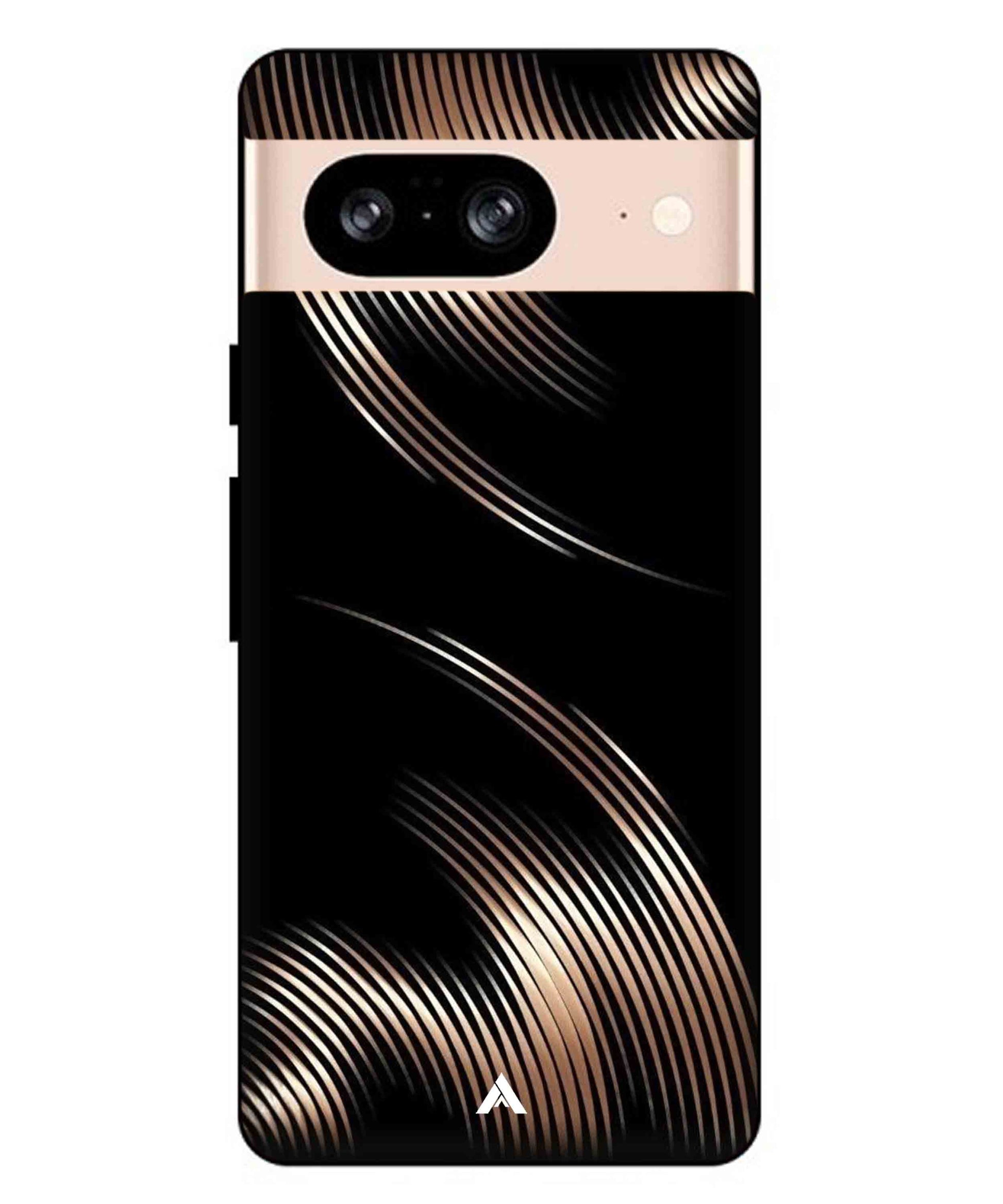Stripe Pattern 1 Metal Back Cover Phone Case for Pixel 8