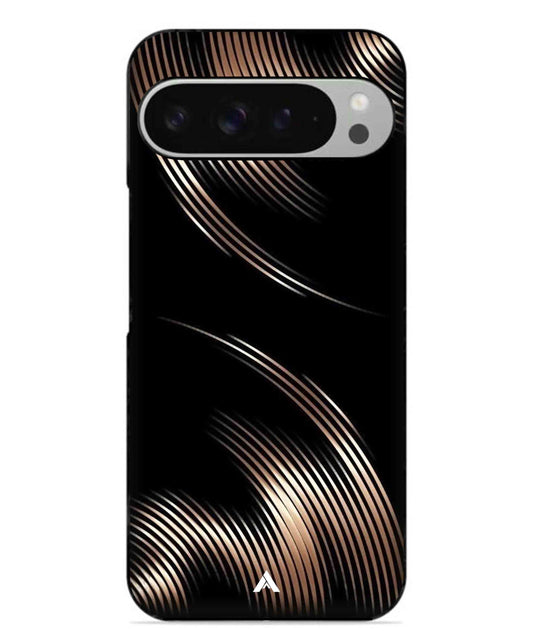 Stripe Pattern 1 Metal Back Cover Phone Case for Pixel 9 Pro