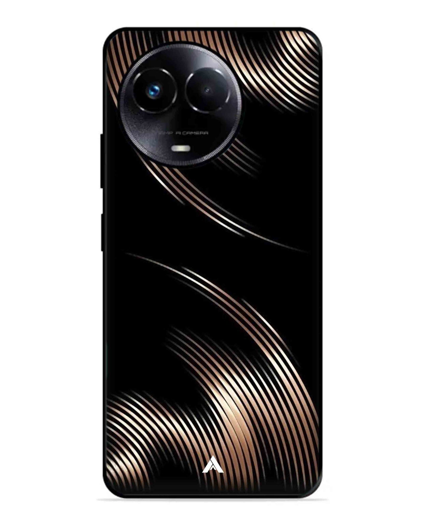 Stripe Pattern 1 Metal Back Cover Phone Case for Realme 11X e0b5f127-fcbe-47ef-bbdf-c98cd4d0dca3
