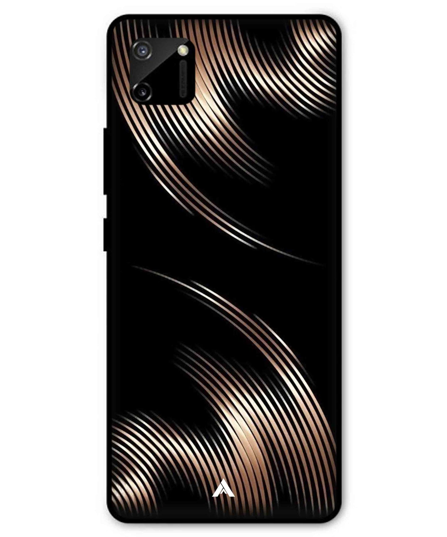 Stripe Pattern 1 Metal Back Cover Phone Case for Realme C11