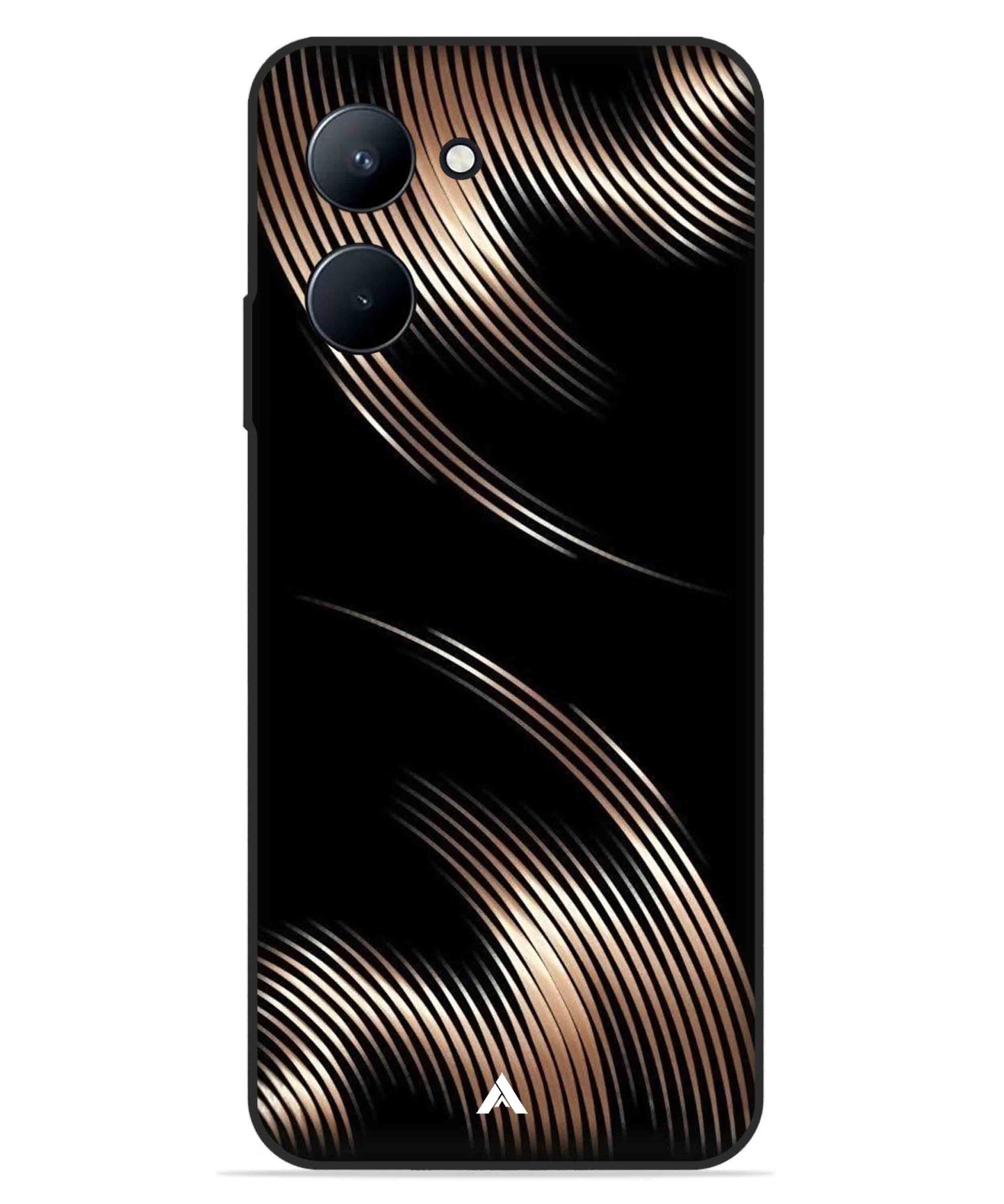 Stripe Pattern 1 Metal Back Cover Phone Case for Realme C33
